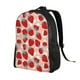 thumbnail image 2 of Fotbe Red Strawberry Mochila de Viaje para Laptop, Mochila Ejecutiva Delgada y Resistente 15.6", 2 of 8