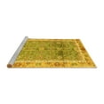 thumbnail image 2 of Ahgly Company Machine Washable Indoor Rectangle Oriental Yellow Traditional Area Rugs, 2' x 4', 2 of 4