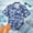 1678, variant on Tropical Pineapple Firefighter Aloha Hawaiian Short Sleeve Button-Up Shirts for Men and Women