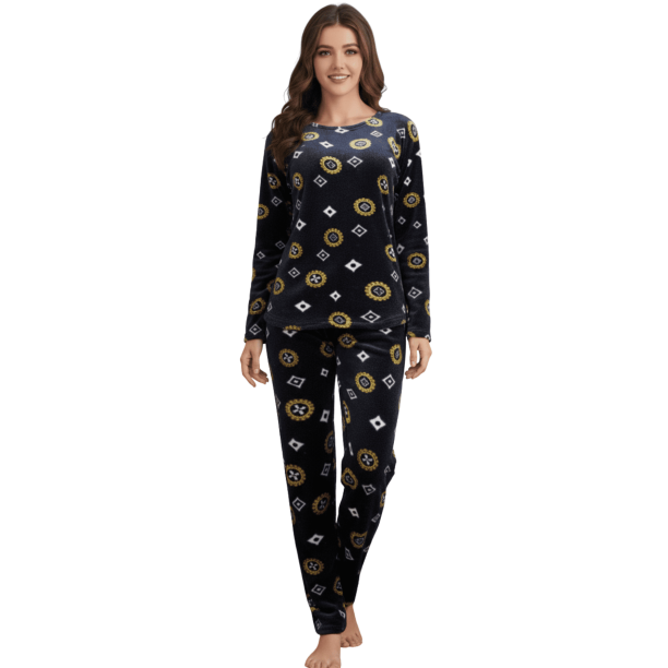 Pijama Afelpada Mujer Polar Pantalón Sudadera