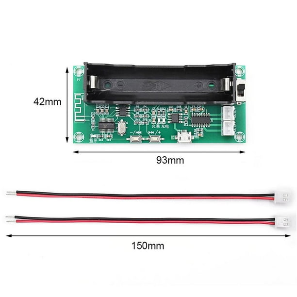 Placa Amplificadora Bluetooth 5V De Doble Canal 2*5W Soporte De Batería De Litio De Potencia Digital 5,0 Altavoz Amplificador Estéreo Clase D Pam8403 sonducket EL011623-00
