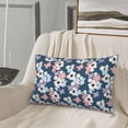 thumbnail image 5 of Daiia Flowers Bedding Waterproof Pillow Protector Zippered Queen – Bed Bug Proof Pillow Encasement-14"x20", 5 of 6
