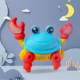thumbnail image 6 of Musical Crawling Crab Toy, LED Light Baby Leash for Early Learning, Interactive Toddler Gift Encourages Motor Skills Birthday Christmas, 6 of 7