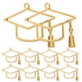 thumbnail image 1 of KAKOWELY 10 colgantes de birrete de graduación, bisutería, dijes de aleación., 1 of 5