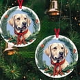 thumbnail image 1 of Christmas Round Acrylic Pendant Crafts Pendant Creatives Ornament Animals Pendant Decoration Festival Decorations, 1 of 6