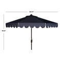 thumbnail image 6 of Safavieh Venice 9' Market Crank Tilt Patio Umbrella, Navy/White, 6 of 7