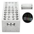 thumbnail image 5 of 40 Holes Tube Rack Stainless Steel Double?Layer Test Tube Support Stand 304 Punching Plate, 5 of 13