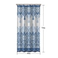 thumbnail image 5 of Blue Ethnic Floral Border Pattern Shower Curtain 36"x72" ,Bathroom Decorative Shower Curtains Set with 12 Hooks,Modern Waterproof Washable Shower Curtain, 5 of 6