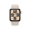 thumbnail image 2 of Apple Watch SE2 40mm GPS - Starlight Aluminum Case with Starlight Sport Band - S/M, 2 of 9