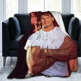 thumbnail image 2 of Blanket Patrick Swayze Soft and Comfortable Warm Fleece Throw Blankets Yoga Blankets Beach Blanket Picnic Blankets Gift for Dorm room office decor Sofa Bed Camping Travel All Season, 2 of 6