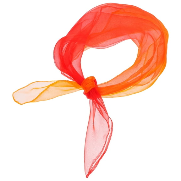 KALLORY Gradient Ramp Square Juggling Silk Dance Scarves 24x24 Inches for Women and Children 1Pack