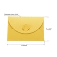 thumbnail image 2 of Unique Bargains Enveloppes Mini avec Fermoir Cœur, Jaune, Lot de 50, 2 of 5