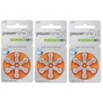 thumbnail image 2 of NEW 24 pcs Power One PowerOne Hearing Aid Batteries size P13 Expire Early 2021, 2 of 4