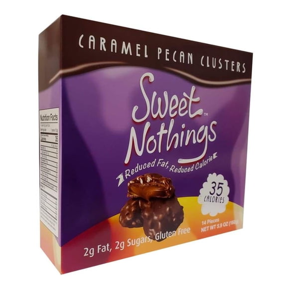 HealthSmart Sweet Nothings Chocolate Candies - Caramel Pecan Clusters Size: 1-Pack