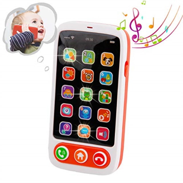 mini tudou toy phone,music baby phones toys cell phone for 1218 months