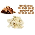 thumbnail image 3 of Dog Dental Health Bulk Rawhide 100 Chip Chew Packs Beef Chicken or Natural (Beef), 3 of 7