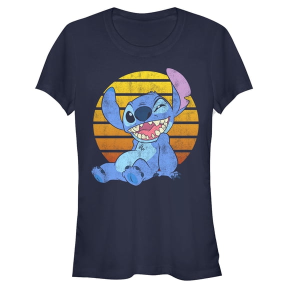 Juniors Lilo & Stitch Winking T Shirt