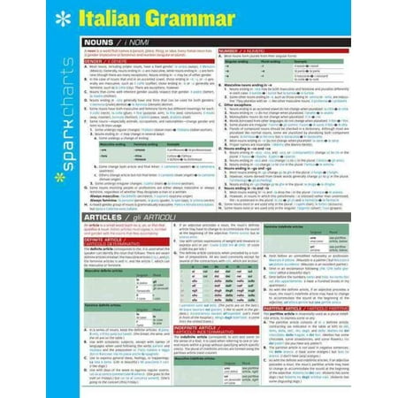 sparkcharts grammar italian