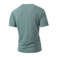 thumbnail image 6 of Daiosportswear Men's T Shirt Short Sleeve Classic Crew Neck T-Shirt Summer Basic Tee Shirts Green XXL(XXL), 6 of 9