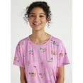 thumbnail image 4 of Joyspun Women's Short Sleeve Sleepshirt, Sizes S/M to 2X/3X, 4 of 7