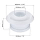 thumbnail image 2 of Difusor de Techo Ajustable Uxcell de 8 Pulgadas, Rejilla de Difusor de Boquilla de Bola, 2 of 6