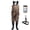 Camo, variant on Autoez Fishing Wader Boots Waterproof 2-Ply Nylon/PVC Chest Waders, Unisex, Black, Size 10