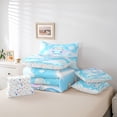 thumbnail image 6 of Castle Fairy Kawaii Axolotl Twin Bedding Sets,Blue Cosmos Animal Bedding Comforter Set, 6 of 8