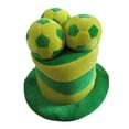 thumbnail image 1 of Escenario Performance Sombrero Decorativo Sombrero alto Carnaval Cosplay Sombrero Brasil Fútbol en forma de sombrero, 1 of 5