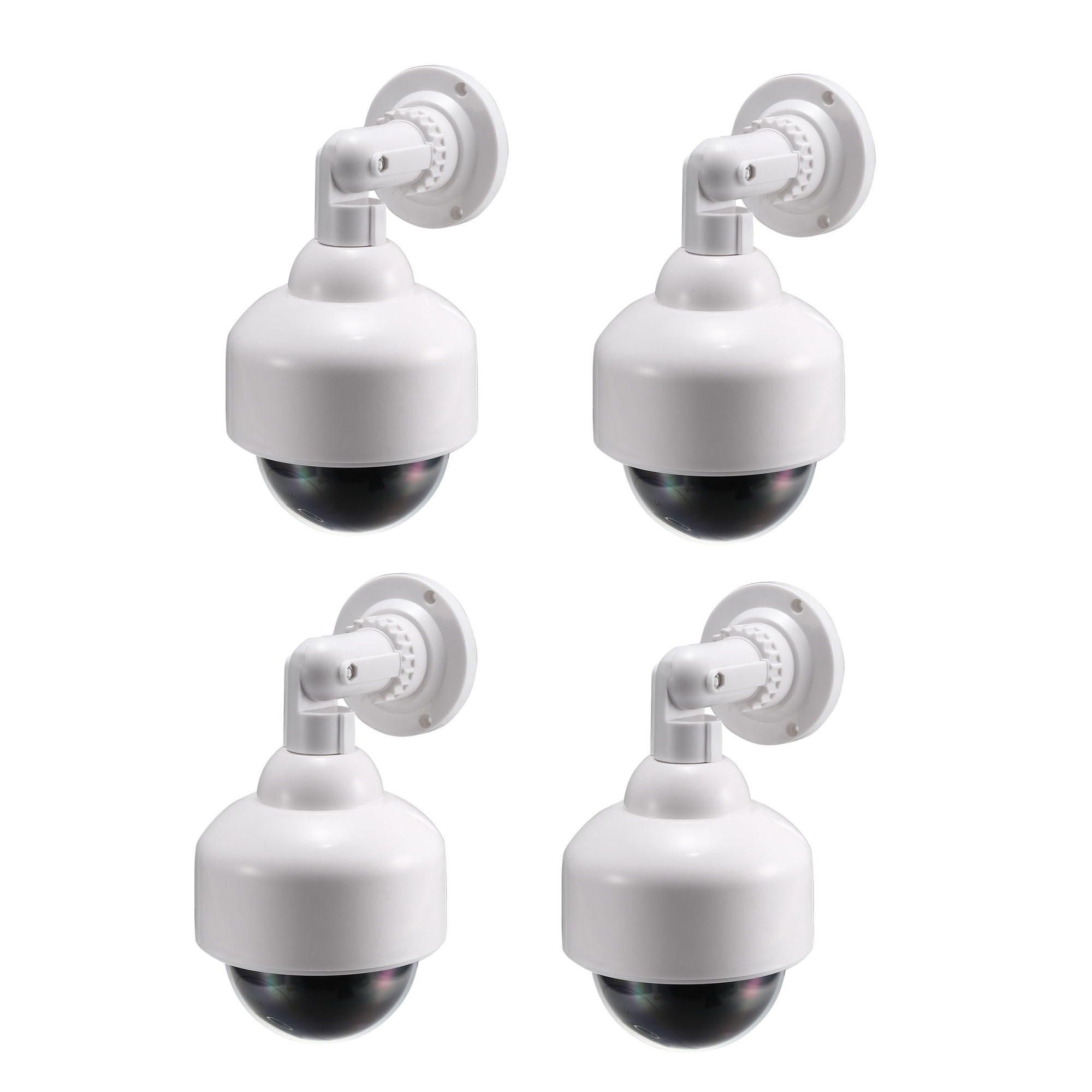 Fake Security Camera Dummy Dome CCTV with Blinking Red LED Warning