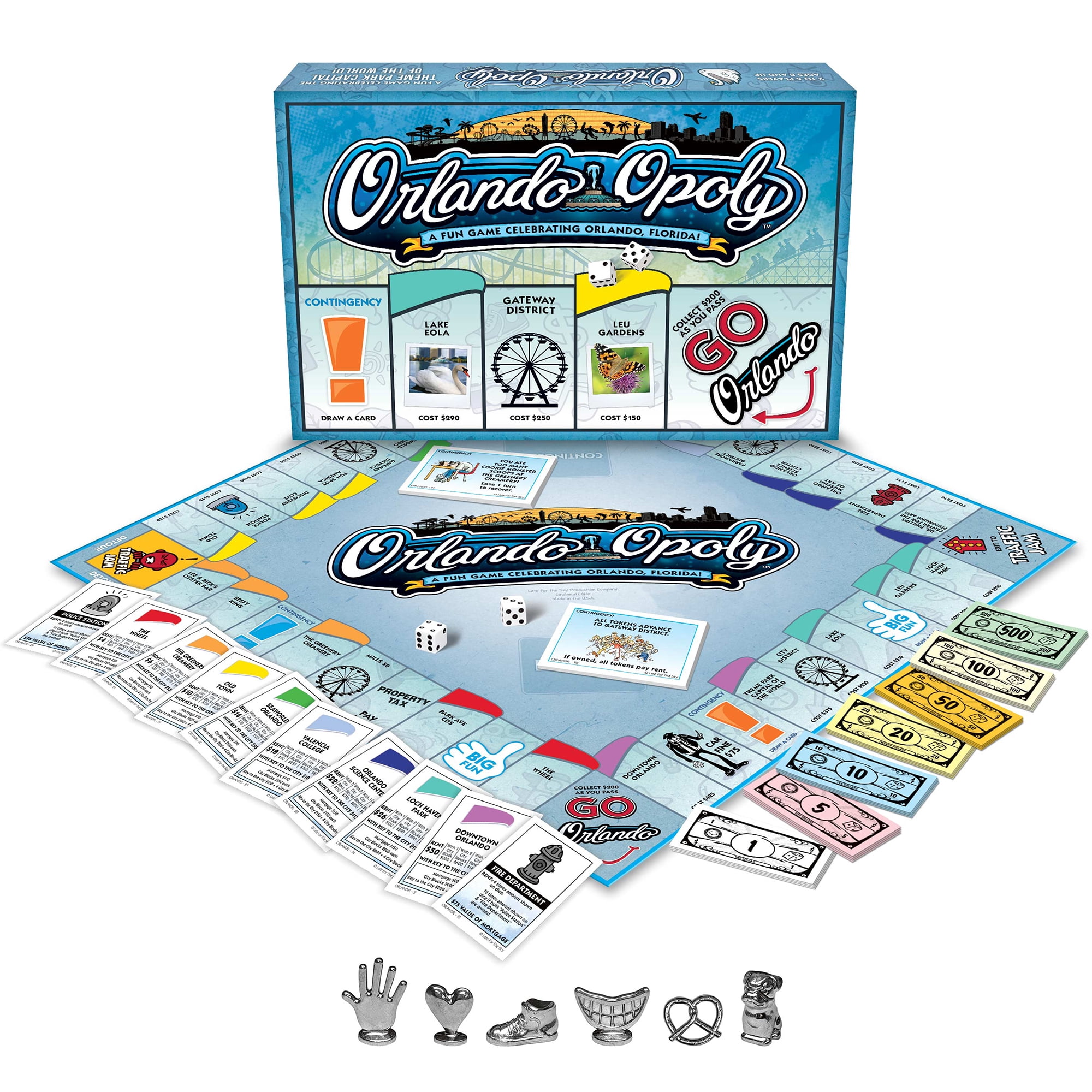 Orlando Opoly Board Game, by Late for the Sky