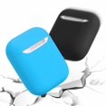 thumbnail image 4 of 2 Pack Compatible Case Ultra Thin Soft Cover Silicone Protective Skin for Apple Airpod 1 2 Case, 4 of 7