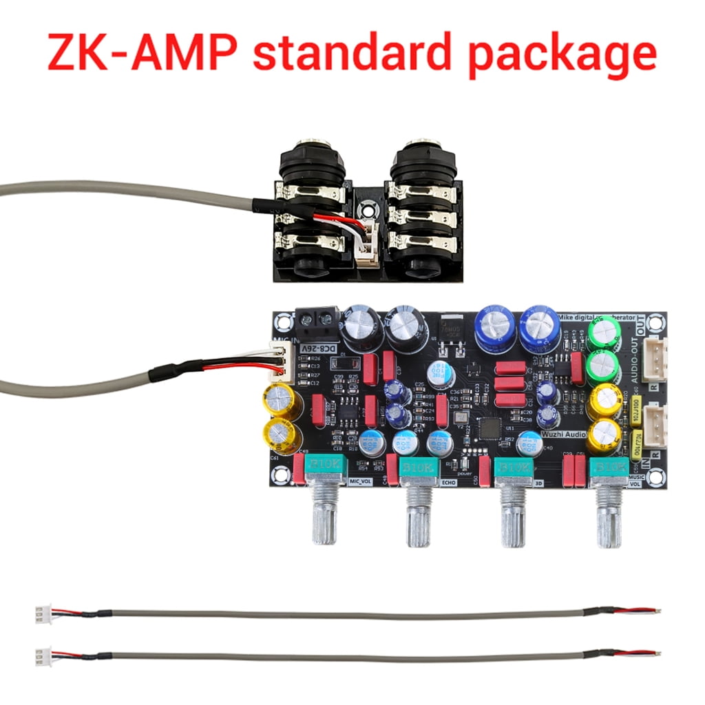 Microphone Plate Reverberation Board KTV- Microphone Preamplifier Board DC8V-26V