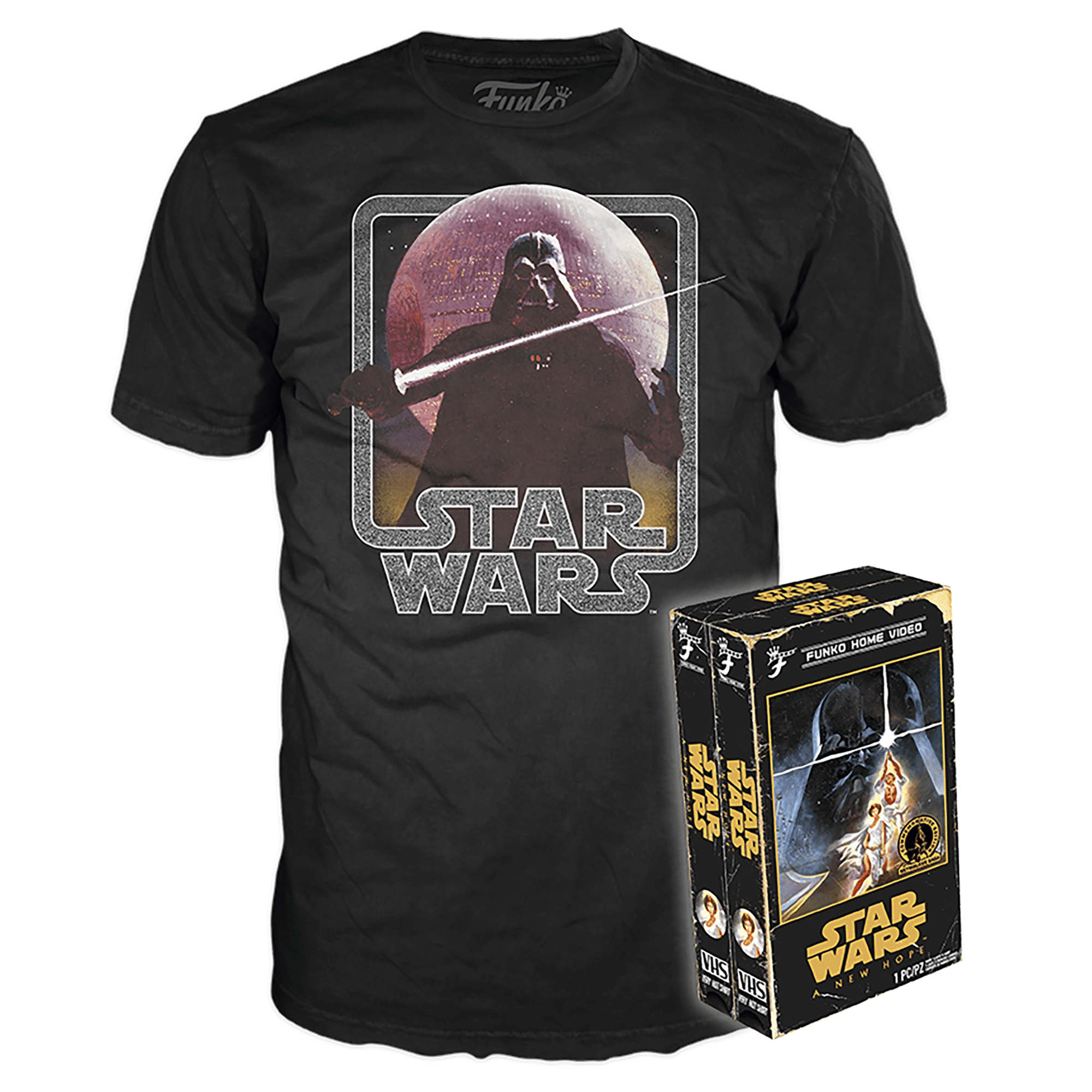Funko Boxed Tee: Star Wars - Darth Vader Death Star - Walmart Exclusive