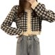 thumbnail image 1 of Suéter casual prendas de vestir de punto cómodas de viscosa de manga larga a cuadros versátiles para primavera otoño ANGGREK Otros, 1 of 8