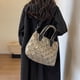 thumbnail image 2 of Bolso de mano acolchado para mujer, bolso de mano tipo shopper, bolso tipo hobo suave e impermeable, bolsos de hombro ligeros para el trabajo, el entrenamiento, 2 of 7