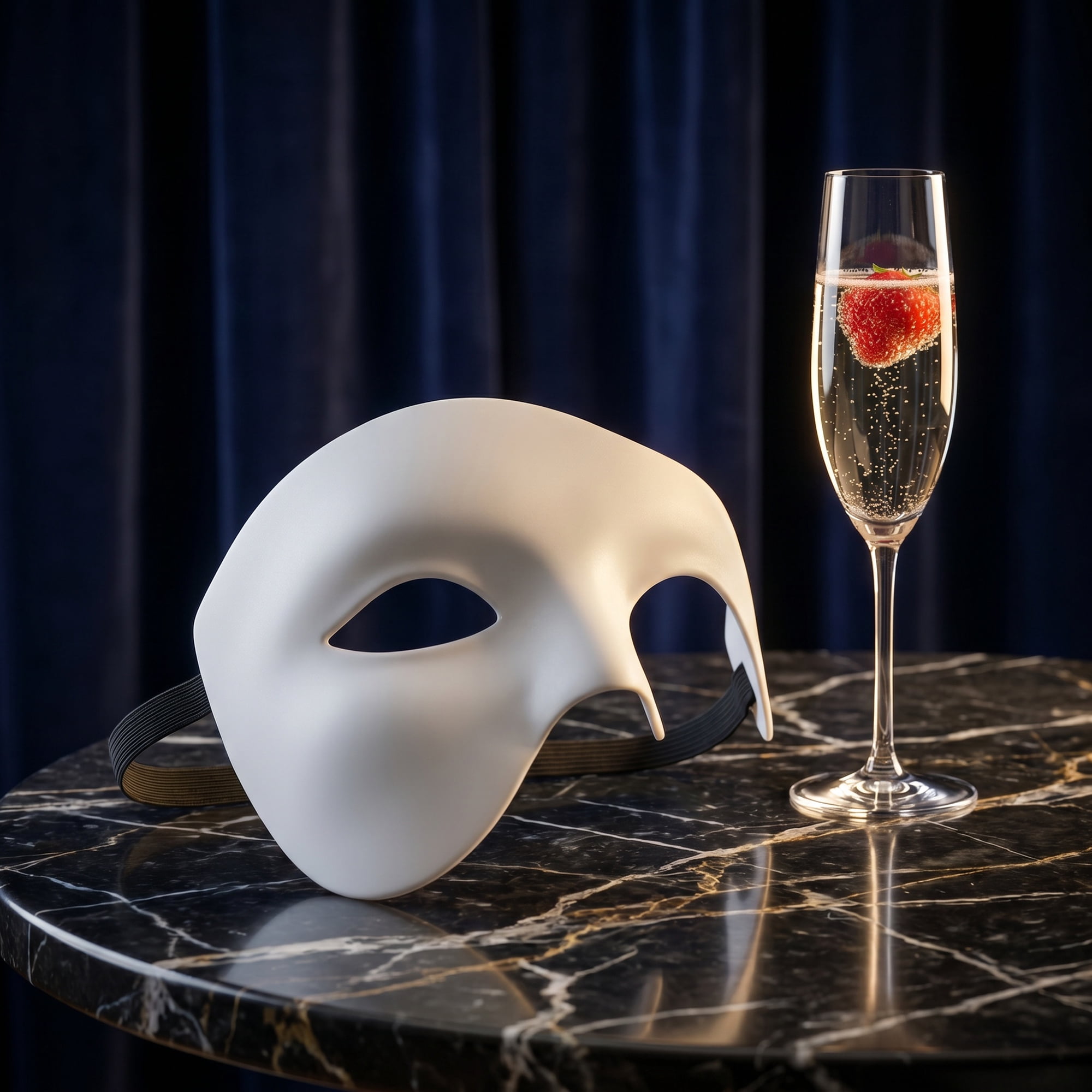 Unique Bargains Masquerade Plastic Half Face Mask for Halloween Costume White 7.1" x 5.1"