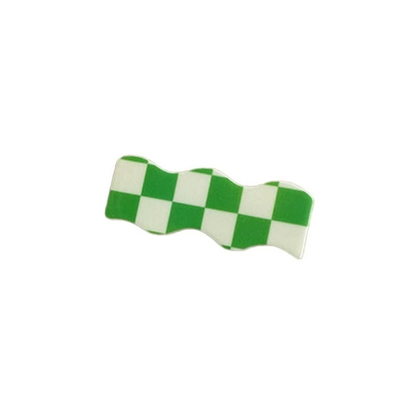 Pinza de pelo Horquil de de ajedrez Barrette Party Headwear verde Zulema Pinzas de cabello