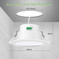 thumbnail image 4 of Led Dimmable Tri-color Recessed Downlight Ceiling Light Spotlight 6x-Good, 4 of 4