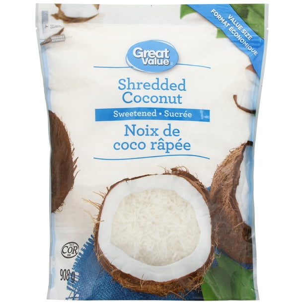 Great Value Sweetened Shredded Coconut, 908 g Walmart.ca