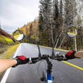 thumbnail image 2 of Bike Mirrors, 1 Pair 360 Rotatable Bicycle Handlebar Mirrors, Wide Angle Rear View Mirrors, Convex Cycle Wing Mirrors -Qin, 2 of 5