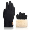 thumbnail image 5 of GPOECD Winter Gloves Men Knitted Touchscreen Thickened Windproof Outdoor Cold Proof Warm Mittens, 5 of 5
