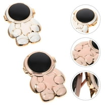 WHAMVOX 2 Pcs Astronaut Mobile Phone Holder Phone Stand Child 8.50X5.50X1.00CM