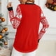 thumbnail image 5 of Suéteres navideños feos Wancir para mujer, suéter navideño con lentejuelas, suéter navideño con estampado de copos de nieve y árbol de Navidad, 5 of 5