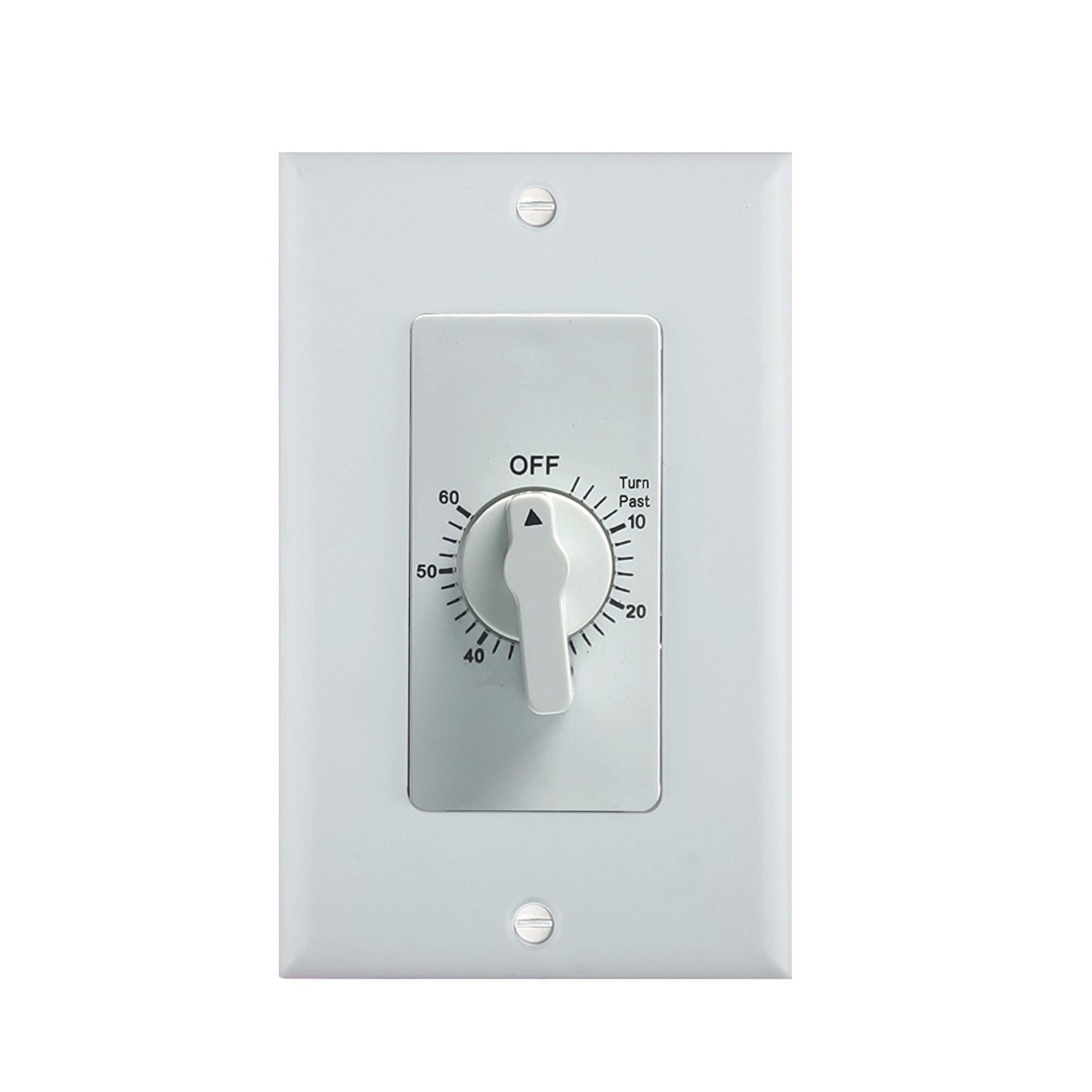Century Heavy Duty 60-Minute In-Wall Spring Loaded Countdown Timer Switch, Mechanical... by Century Product