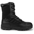 Ryno Gear 8" Coolmax Tactical Combat Side Zip Boots (Black)