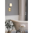thumbnail image 2 of Living District Eclipse 4.5" Wall Sconce In Satin Gold, 2 of 7