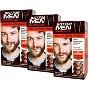Just for Men Control GX Grey Reducing Beard Wash with Keratin, 4 Fl Oz (Packaging May Vary) - 3 Pack
