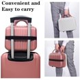 thumbnail image 3 of Estuche de viaje para maquillaje, bolsa organizadora de cosméticos dura, bolsa pequeña para maquillaje, caja Retro Mini Abs, Maleta de transporte para mujeres y niñas Namotu CZMR-ST93-3, 3 of 7