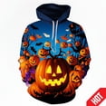 thumbnail image 5 of Sudadera con capucha con diseño de calabaza de moda de Halloween con estampado 3D para hombres y mujeres, sudadera divertida de terror, sudaderas con capucha de hip hop, sudadera con capucha genial pa, 5 of 5