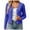 Blue, variant on GEWSEY Womens Cropped Cardigan Knit Shrugs for Dresses Tops V Neck Button Down Cardigans Sweaters (Beige, XXL)